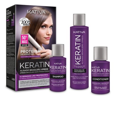 KERATIN ALISADO BRASILEÑO EXPRESS lote 3 pz