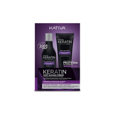 KERATIN POST ALISADO EXPRESS LOTE 2 pz