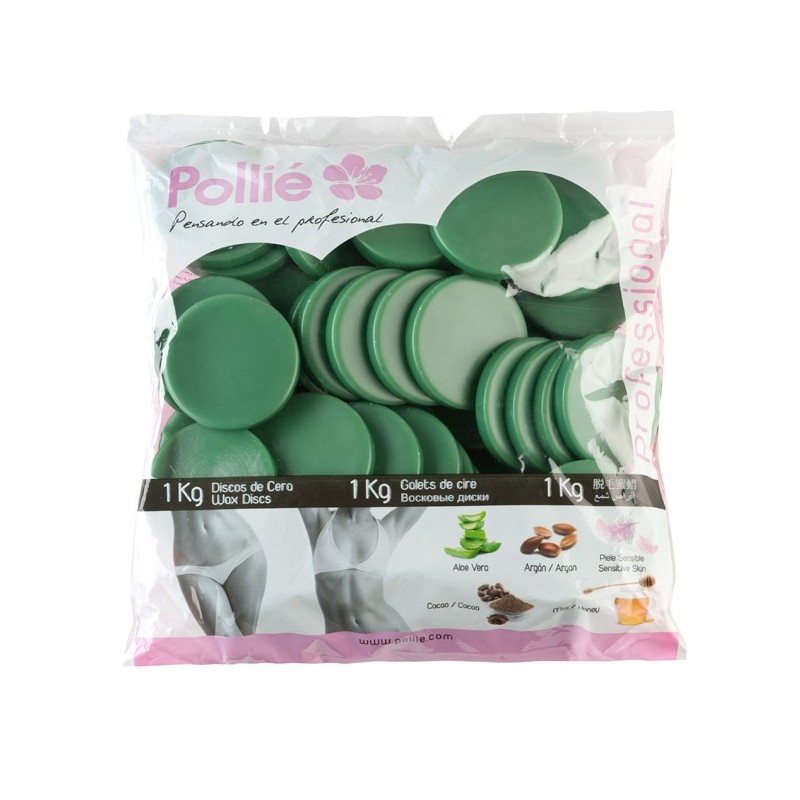 POLLIÉ Cera en discos verde 1 kg