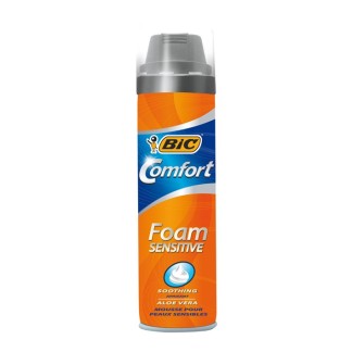 BIC CONFORT Espuma de afeitar con aloe vera 250 ml