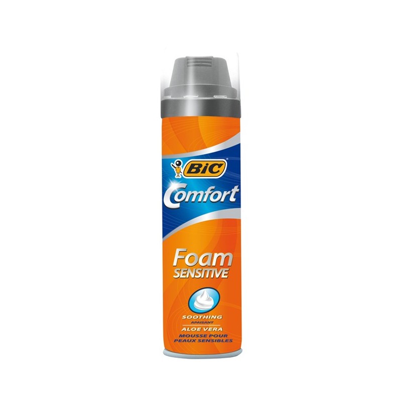 BIC CONFORT Espuma de afeitar con aloe vera 250 ml