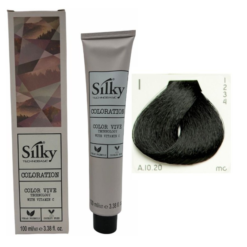 Silky Tinte de Pelo n 1 Negro 100 ml