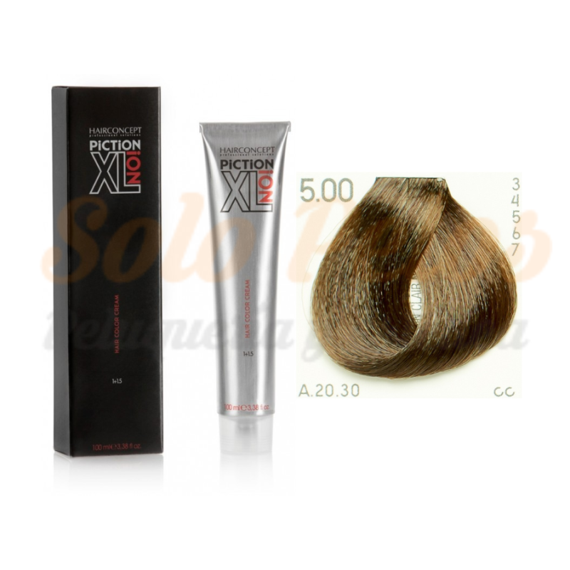 Hairconcept Tinte Piction XL 5-00 Castaño Claro Natural Frío 100 ml