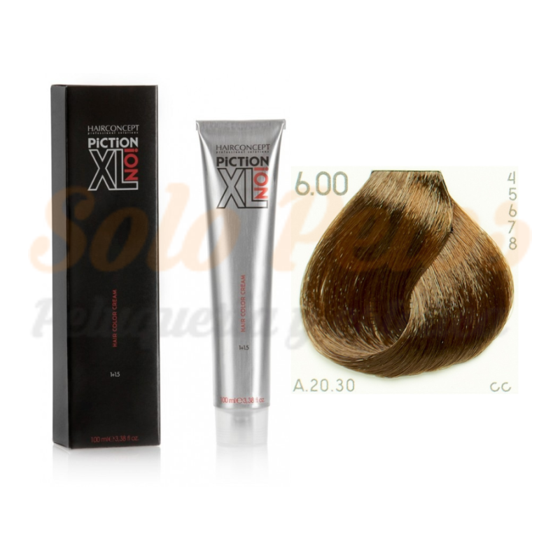 Hairconcept Tinte Piction XL 6-00N Rubio Oscuro Natural Frío 100 ml