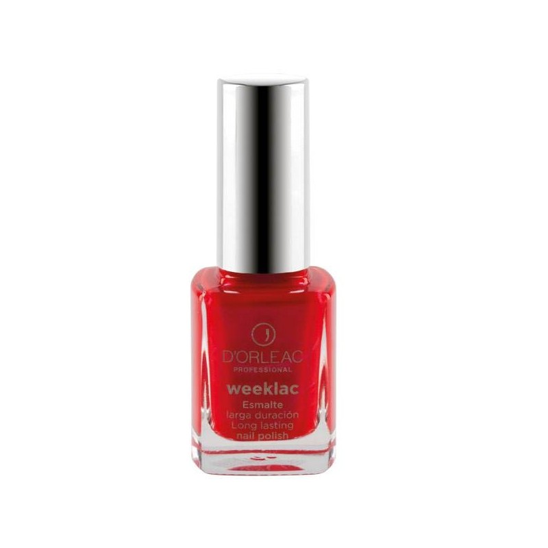 D'ORLEAC ESMALTE WEEKLAC Nº 10 ROJO NACAR