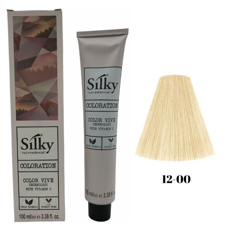 Silky Tinte de Pelo n 12.00 Superaclrante Extra Claro Natural 100 ml