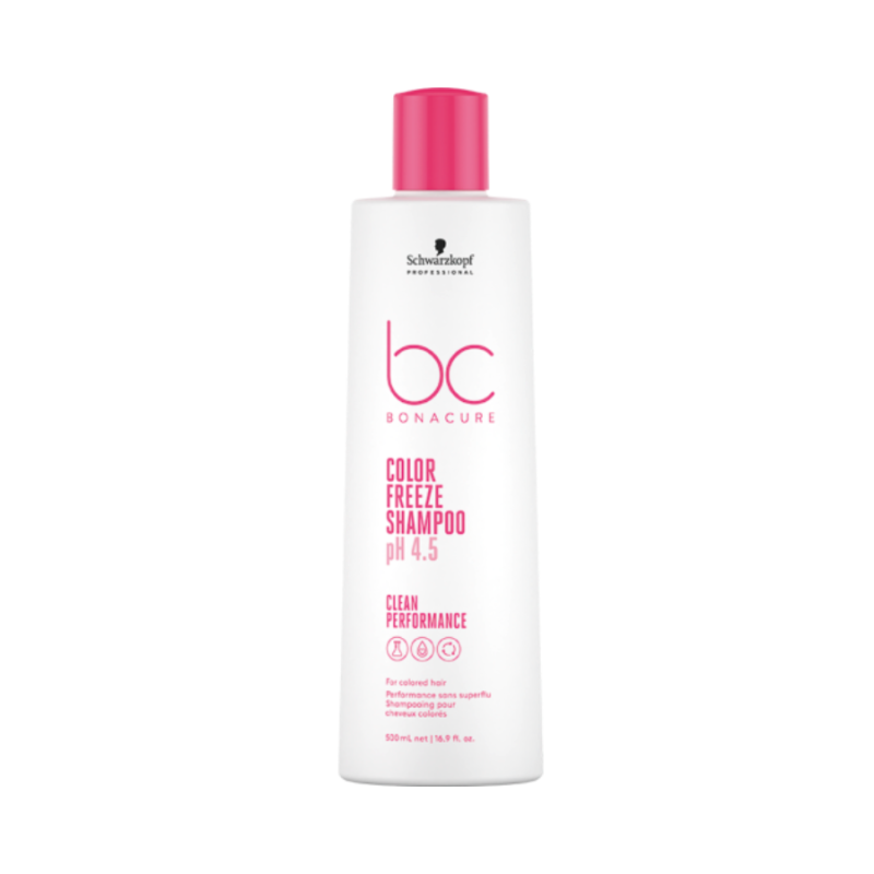 Schwarzkopf BC Clean COLOR FREEZE pH 4.5 Champú Cabello Coloreado 500 ml