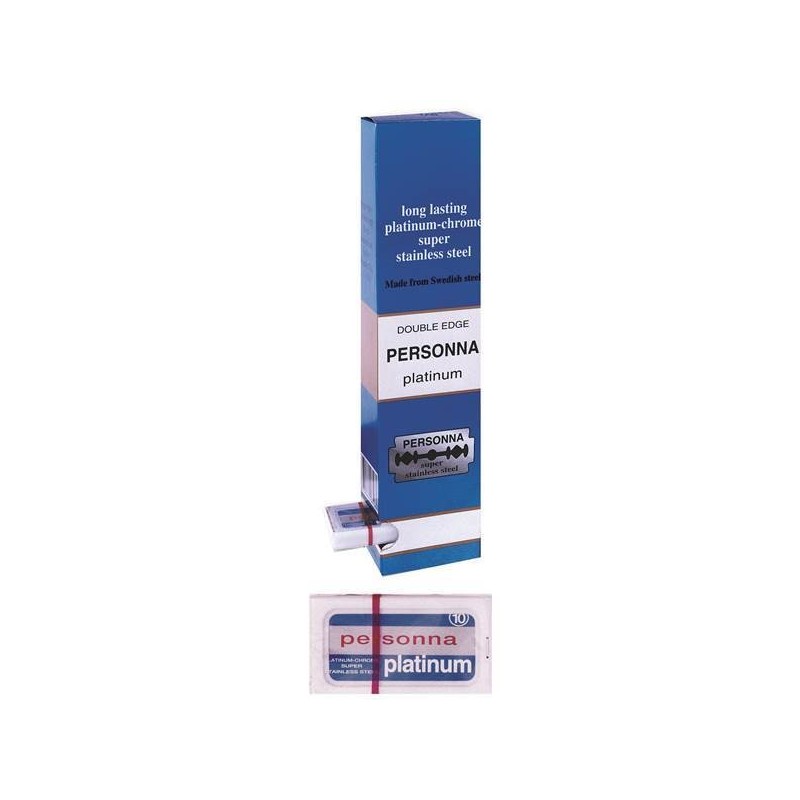 PERSONNA Recambio hoja de afeitar double edge (caja 10 unidades)