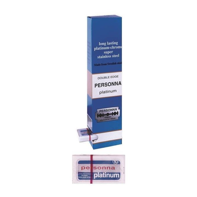 PERSONNA Recambio hoja de afeitar double edge (caja 10 unidades)