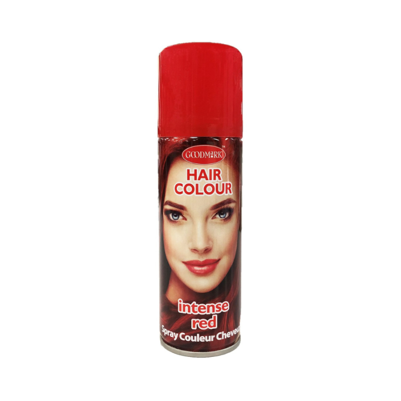 Spray temporal de color rojo para cabello 125 ml