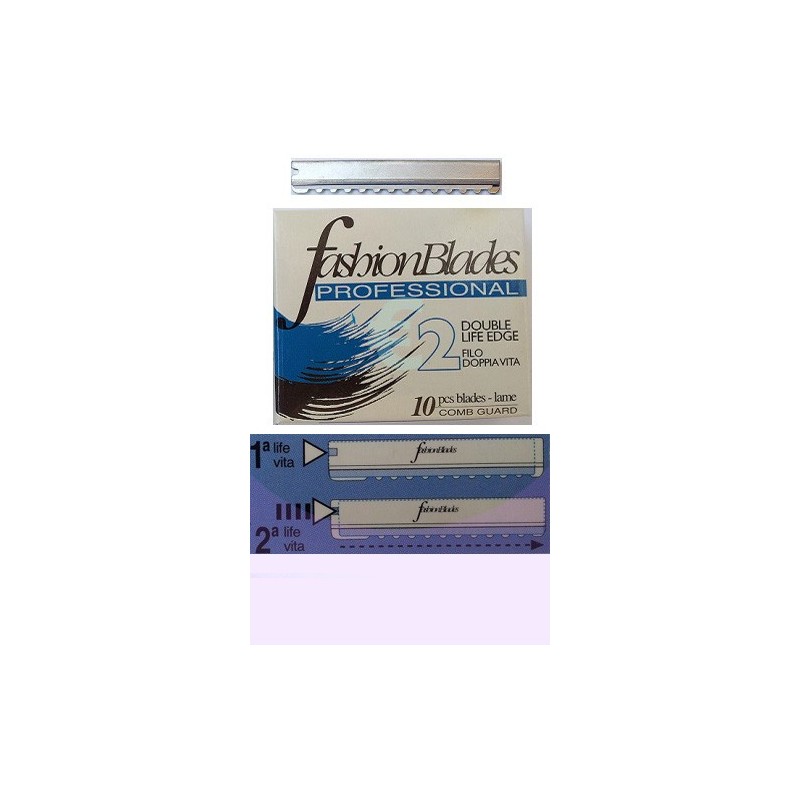 10 Hojas recambio navaja fashionblades doble uso