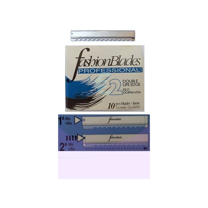 10 Hojas recambio navaja fashionblades doble uso