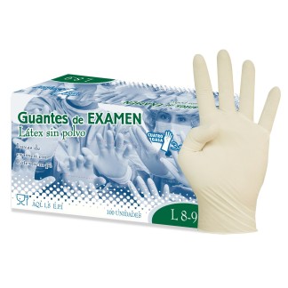 FAMA FABRE Guantes de latex sin polvo talla M (100 unid)