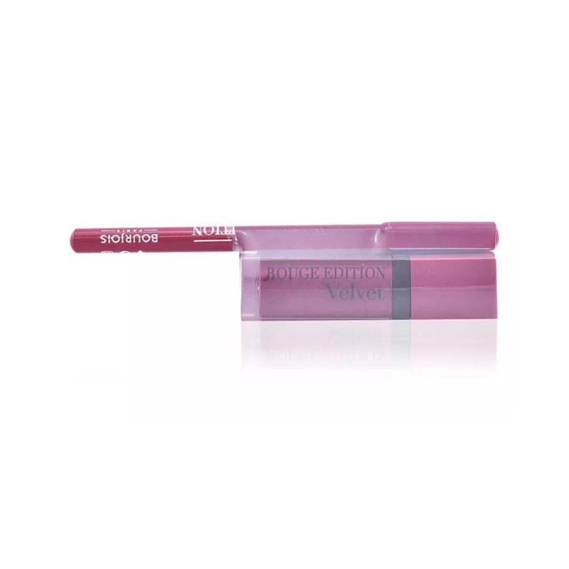 Bourjois ROUGE EDITION VELVET lipstick 14 + contour lipliner 5