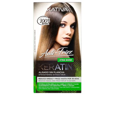 KERATIN ANTI-FRIZZ alisado sin plancha extra brillo 30 días