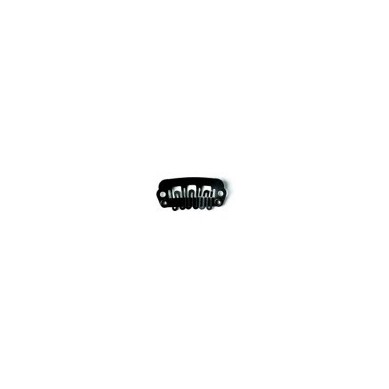 SANGRÁ Micropeineta clip negro mediano para extensiones (5pcs)