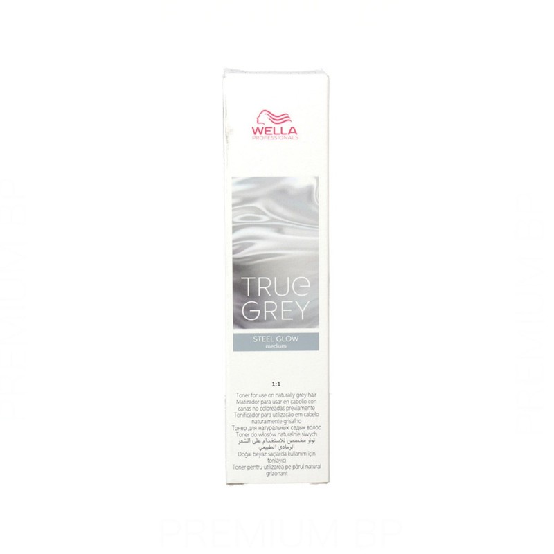 Wella True Grey Matizador en Crema Steel Glow Medium 60 ml