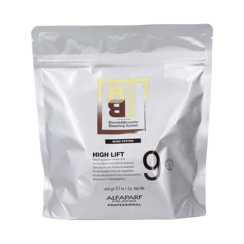 Alfaparf BB High Lift Polvo Decolorante 9 Tonos Aclaración 400 gr