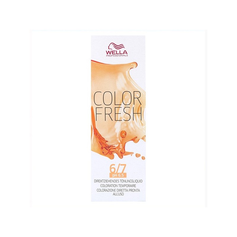Wella Tinte Color Fresh 6/7 Rubio Oscuro Arena 75 ml