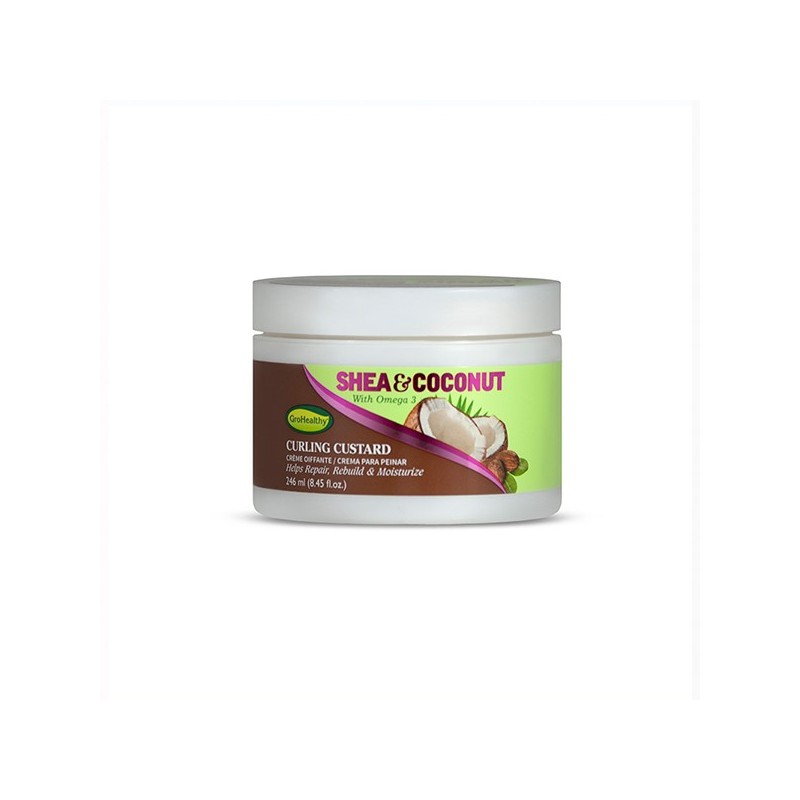 Sofn Free Grohealthy Shea & Coconut Curling Custard 246ml (6454)