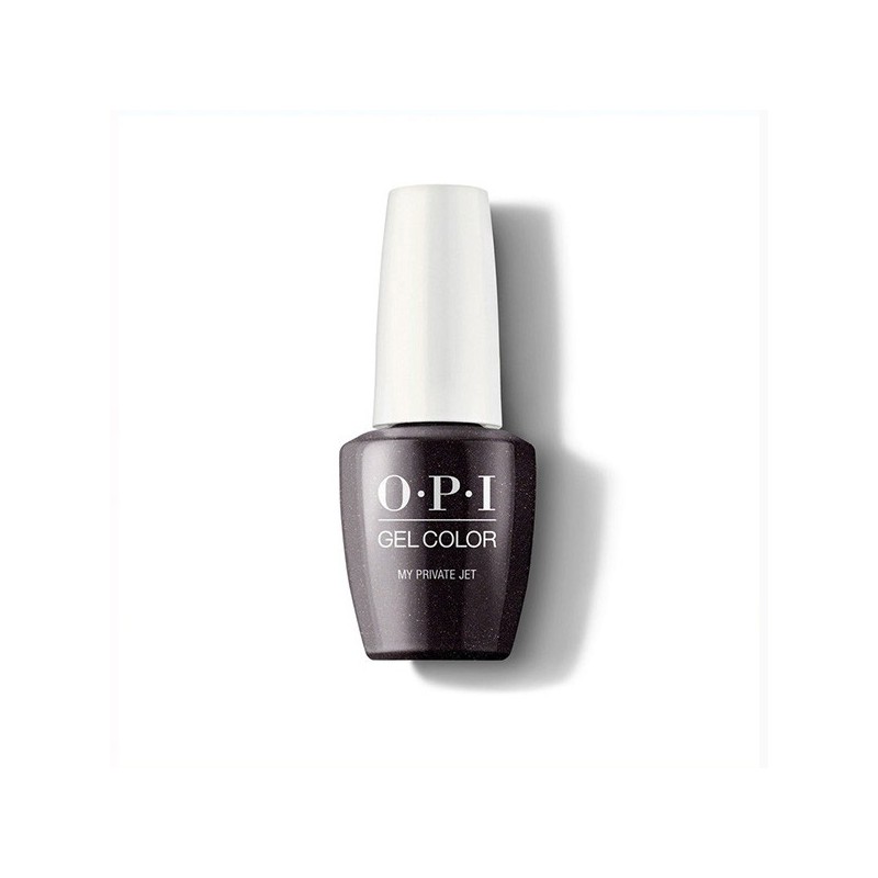 Opi Gel Color My Private Jet / Negro 15 ml