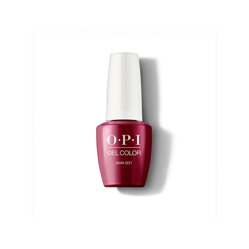 Opi Gel Color Miami Beet / Rojo Vino 15 ml