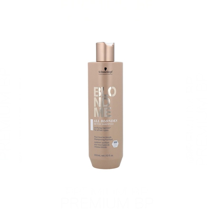 Schwarzkopf Blondme Keratin Restore All Blondes Champú Detox 300ML