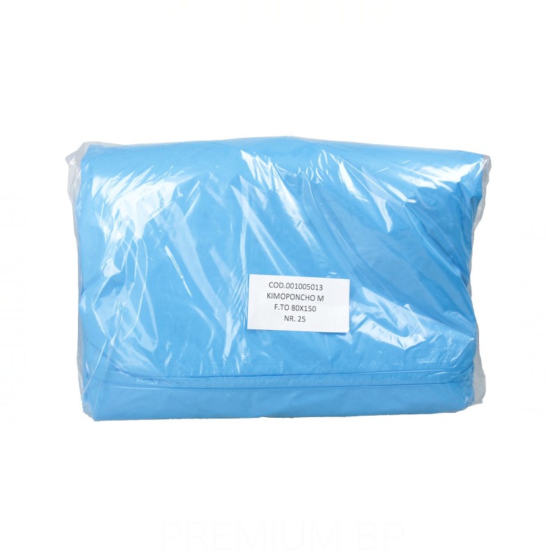Quick Kimono Hdpe 80x150 M/Azul 25 Uds