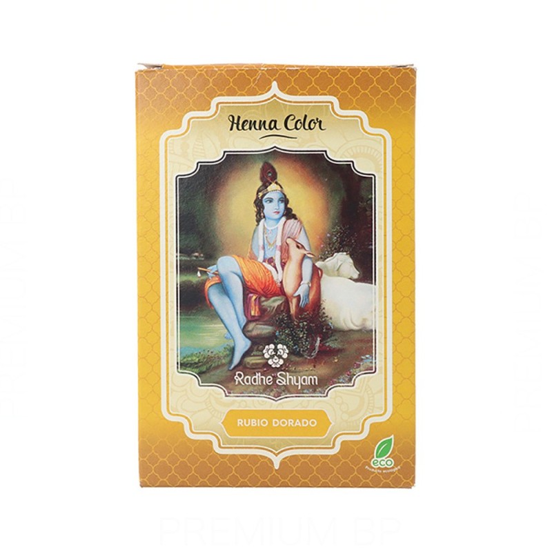 Radhe Shyam Henna En Polvo Rubio Dorado 100 Gr