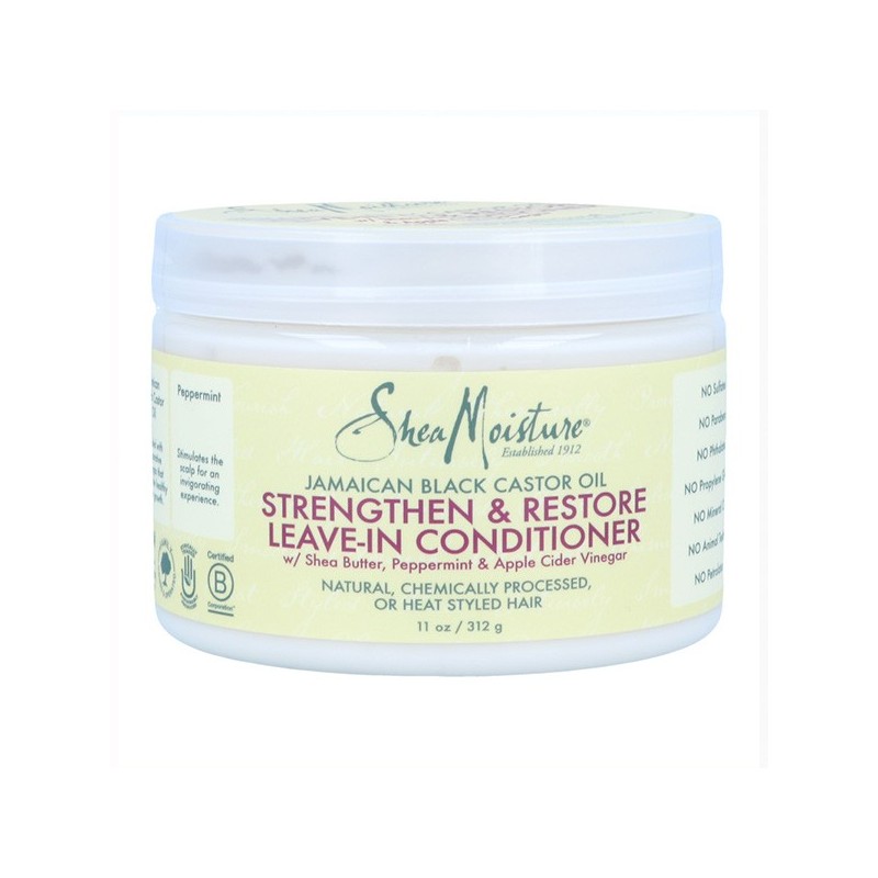 Shea Moisture Jamaican Black Castor Oil Leave-In Acondicionador 312 Gr