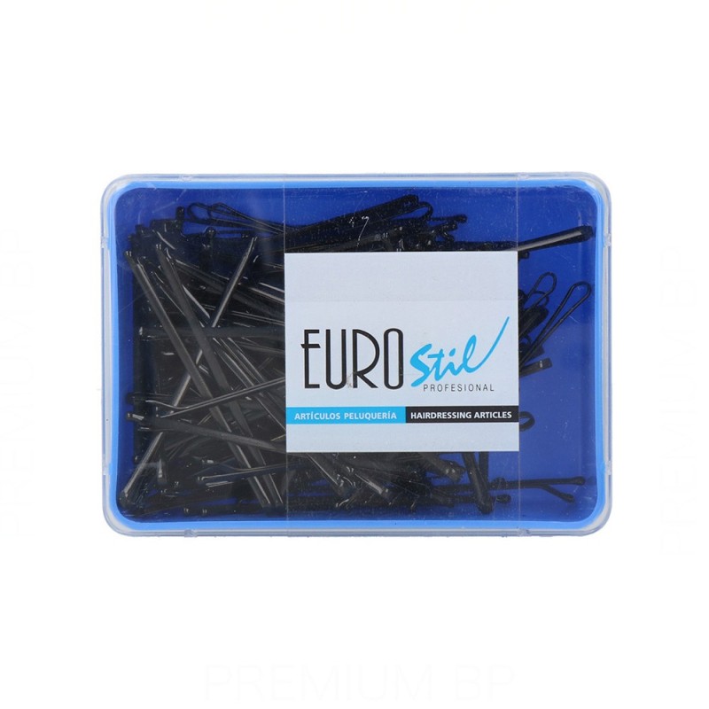 Eurostil Clips Negro 70 mm 150 unidades