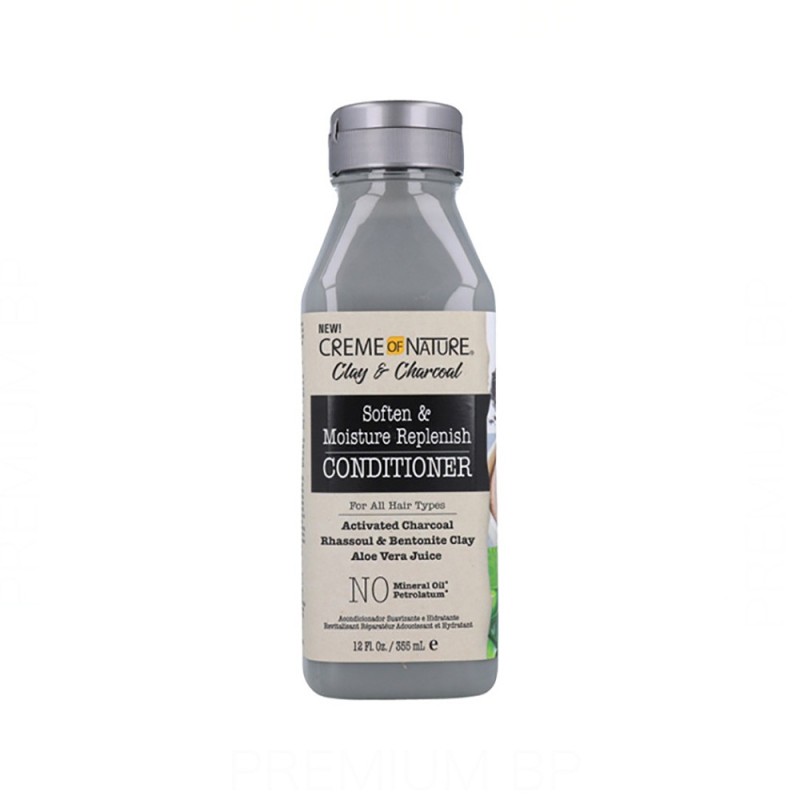 Creme Of Nature Clay & Charcoal Moisture Replenish Acondicionador 355 ml