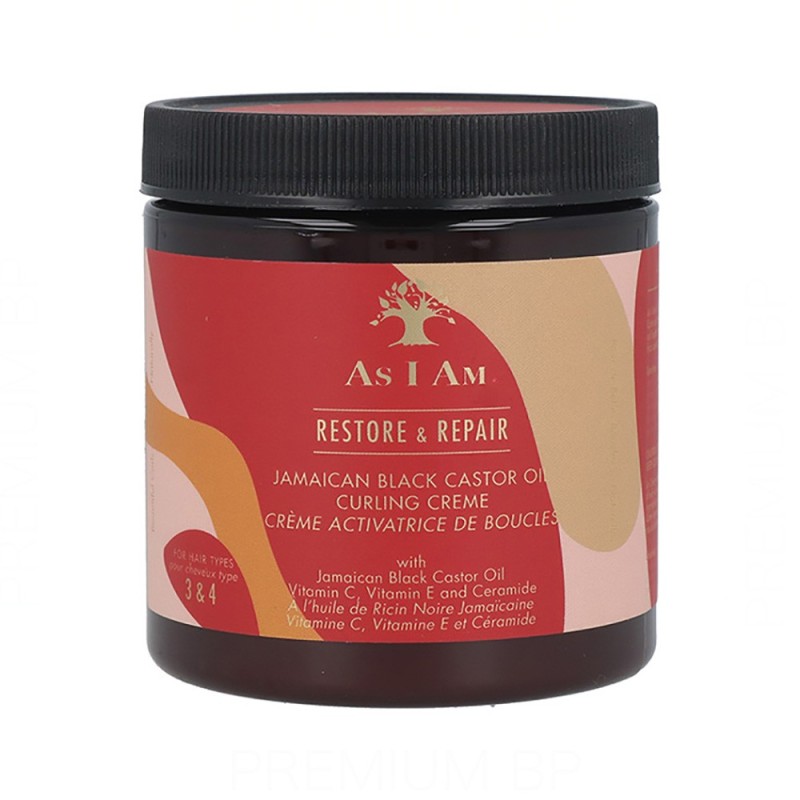 As I Am Jamaican Black Castor Oil Curling Crema 227 Gr