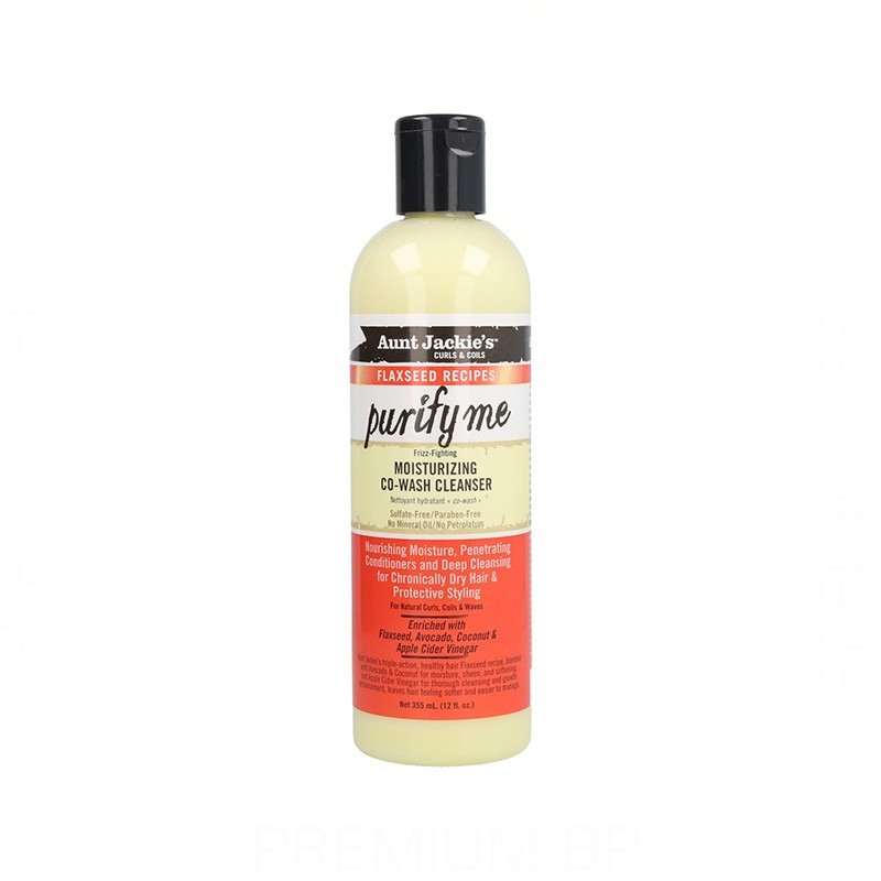 Aunt Jackie's Flaxseed Recipes Purify Me Limpiador Co-Wash Hidratante 355 ml