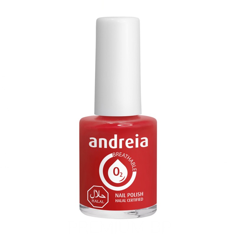 Andreia Breathable Nail Polish Color B15 Rojo Anaranjado 10,5 ml