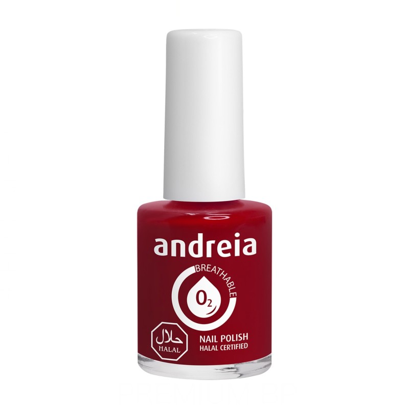Andreia Breathable Nail Polish Color B17 Rojo Oscuro 10,5 ml