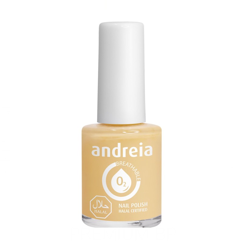 Andreia Breathable Nail Polish Color B2 Amarillo Crema 10,5 ml