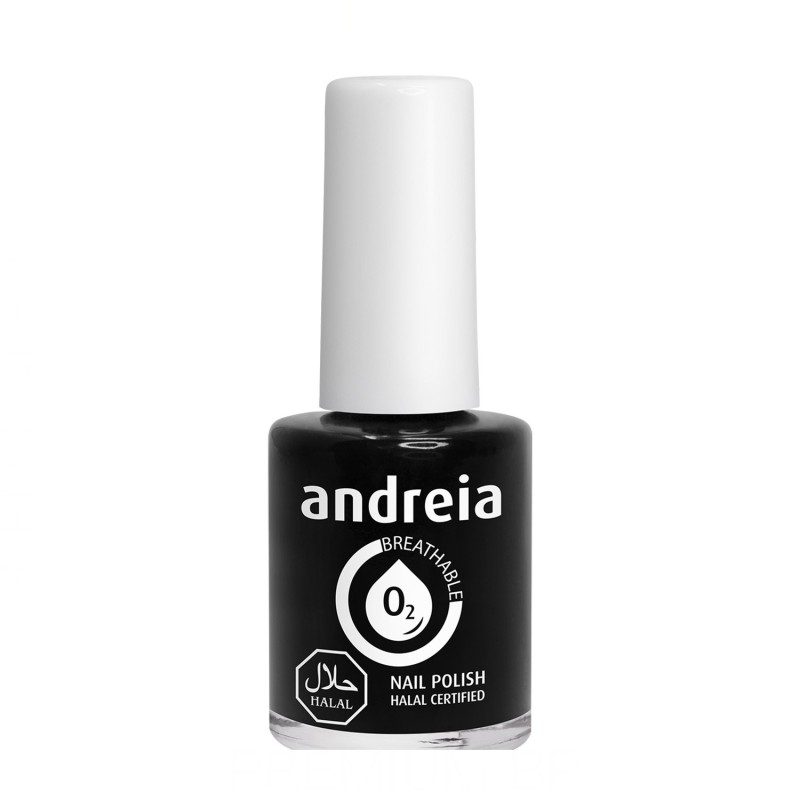 Andreia Breathable Nail Polish Color B21 Negro 10,5 ml