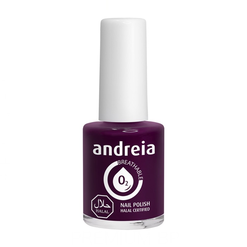 Andreia Breathable Nail Polish Color B7 Púrpura Oscuro 10,5 ml