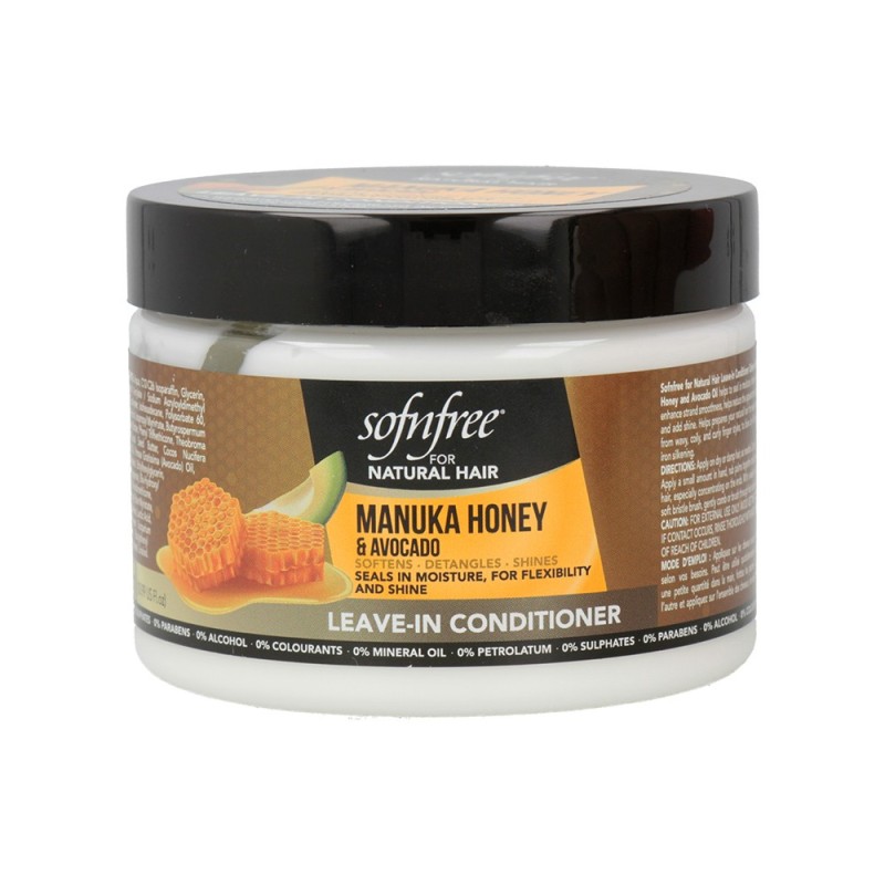 Sofn Free Natural Hair Manuka Honey Avocado Leave In Acondicionador 325 ml