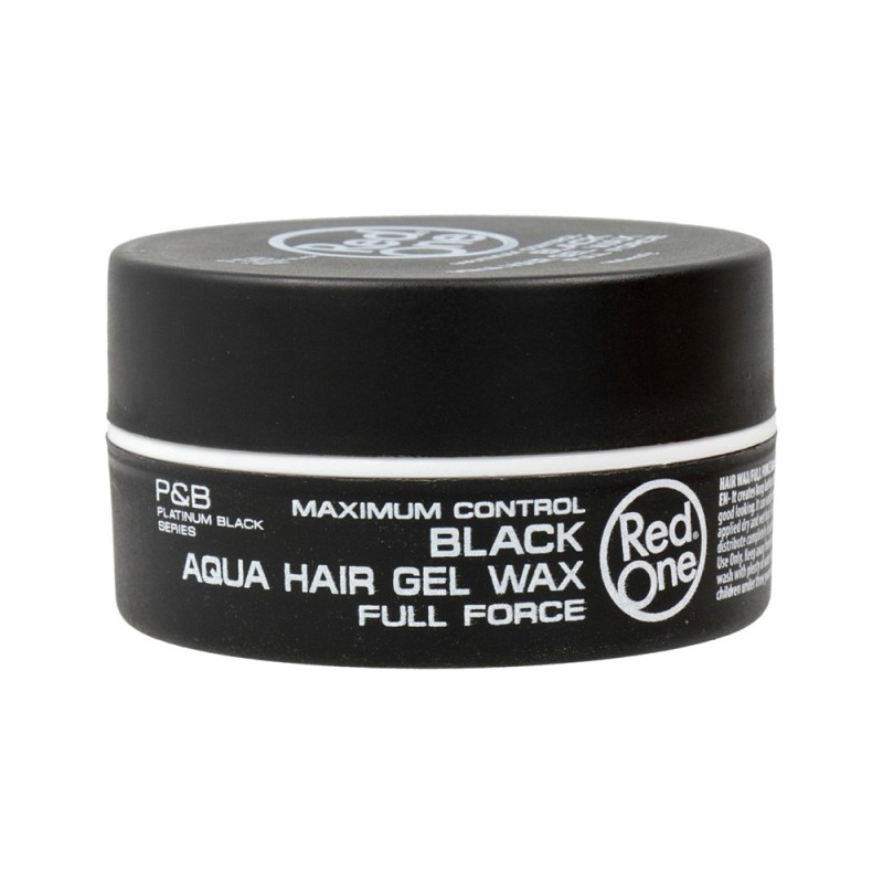 Red One Full Force Aqua Hair Wax Black Gel 150 ml