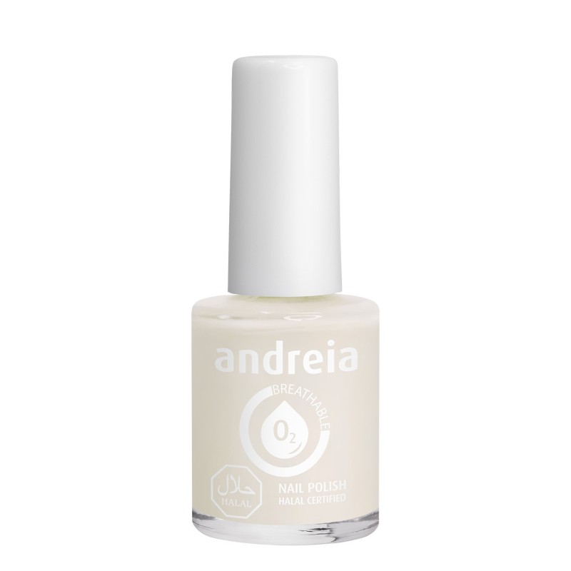 Andreia Breathable Nail Polish B22 Blanco Leche 10,5 ml