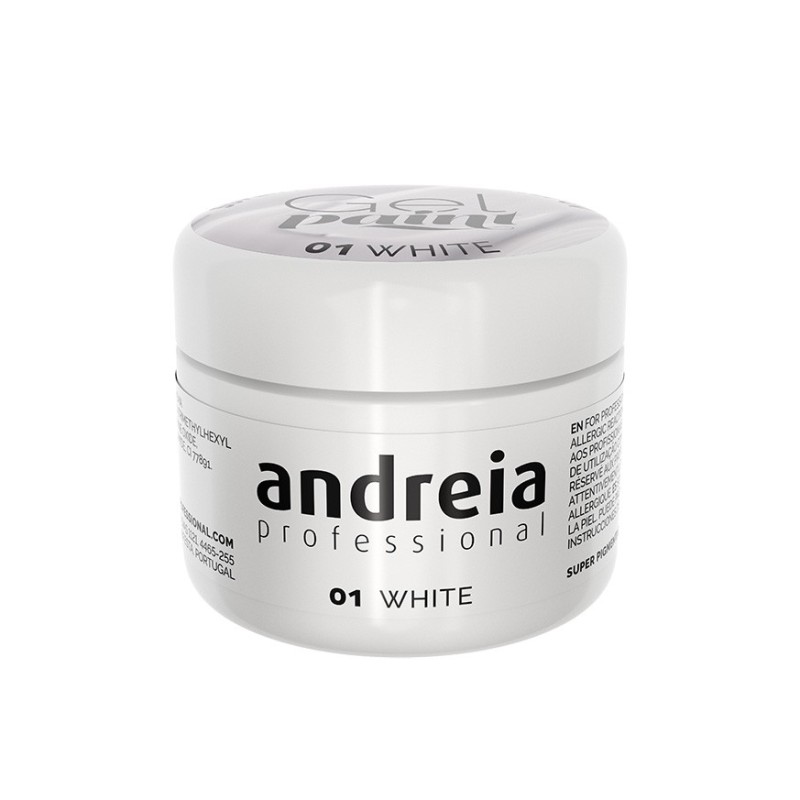 Andreia Gel Paint 01 Blanco 4 ml