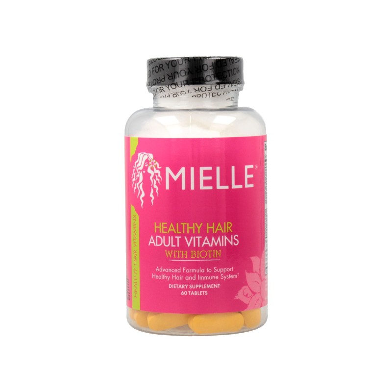 Mielle Healthy Hair Adult Vitamins With Biotin 60 Tabletas