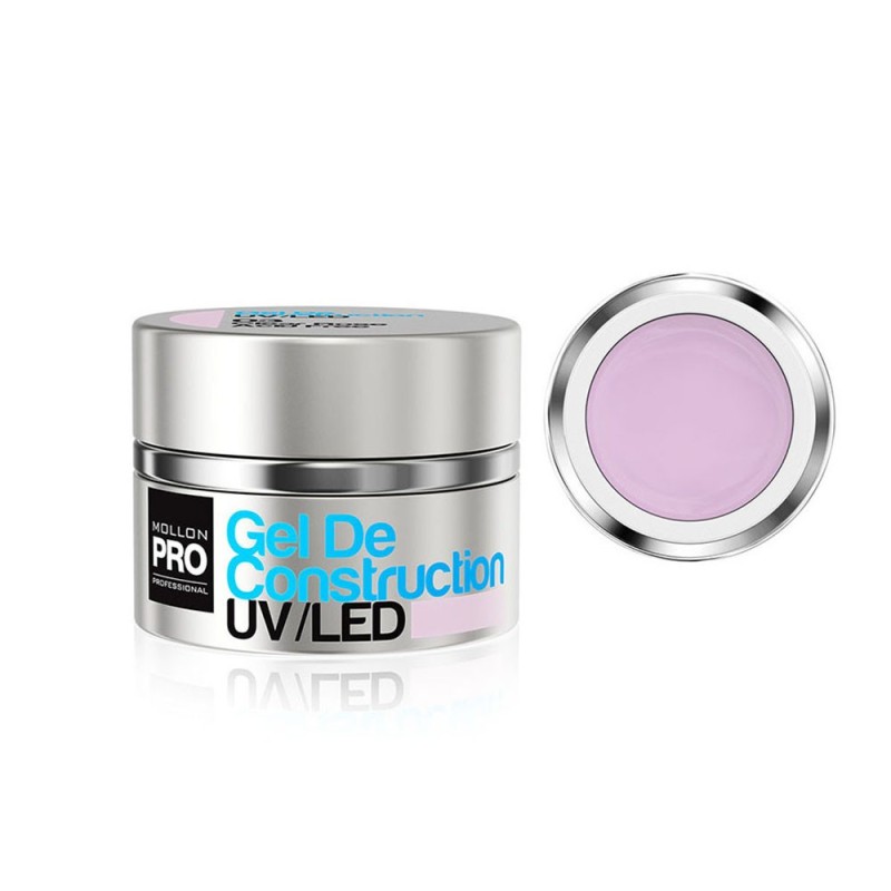 Mollon Pro Gel De Construction Color Clear Rose 03 30 ml