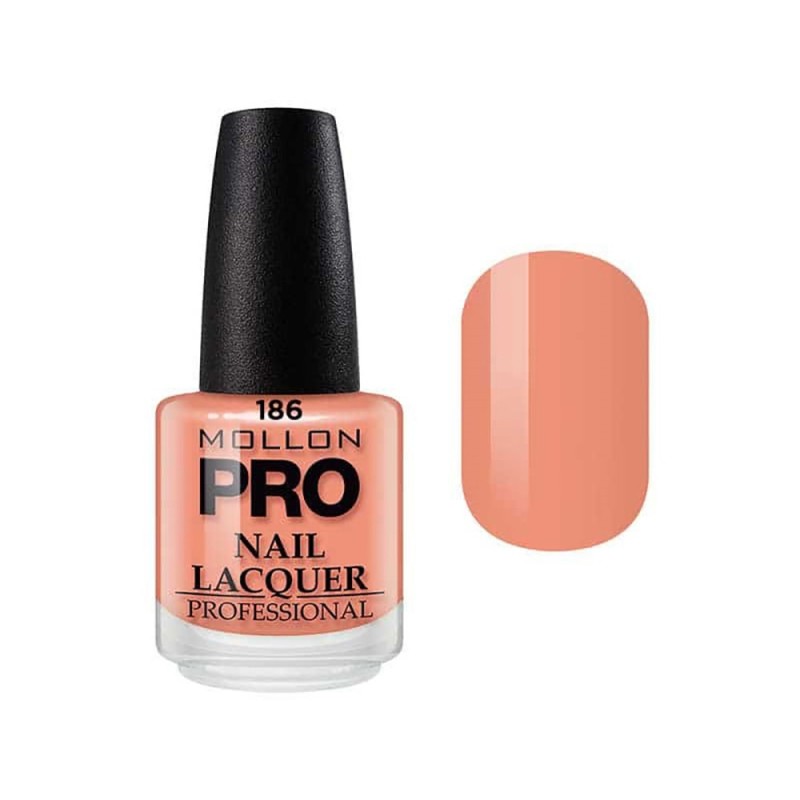 Mollon Pro Hardening Nail Lacquer Color 186 15ml