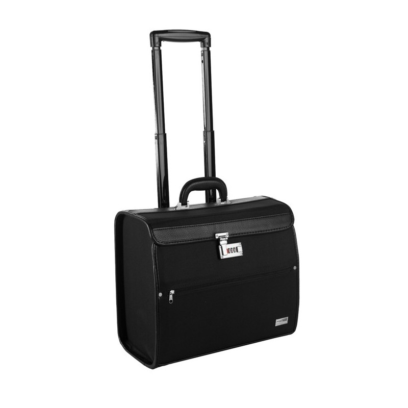 MALETIN TROLLEY NEGRO CON CODIGO DE SEGURIDAD