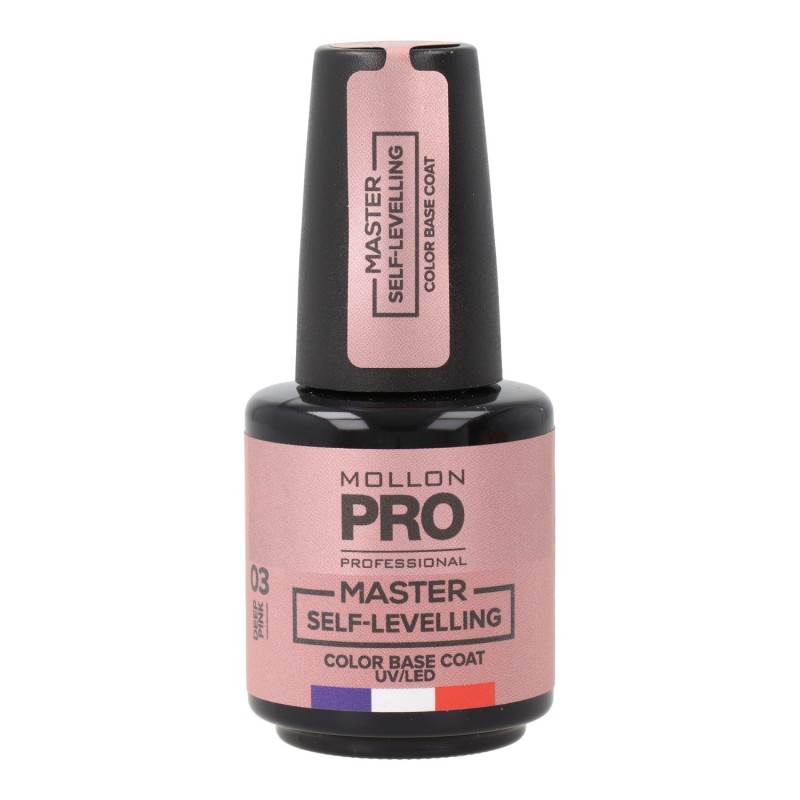 Mollon Pro Master Self Levelling Color Base Coat 03 Deep Pink