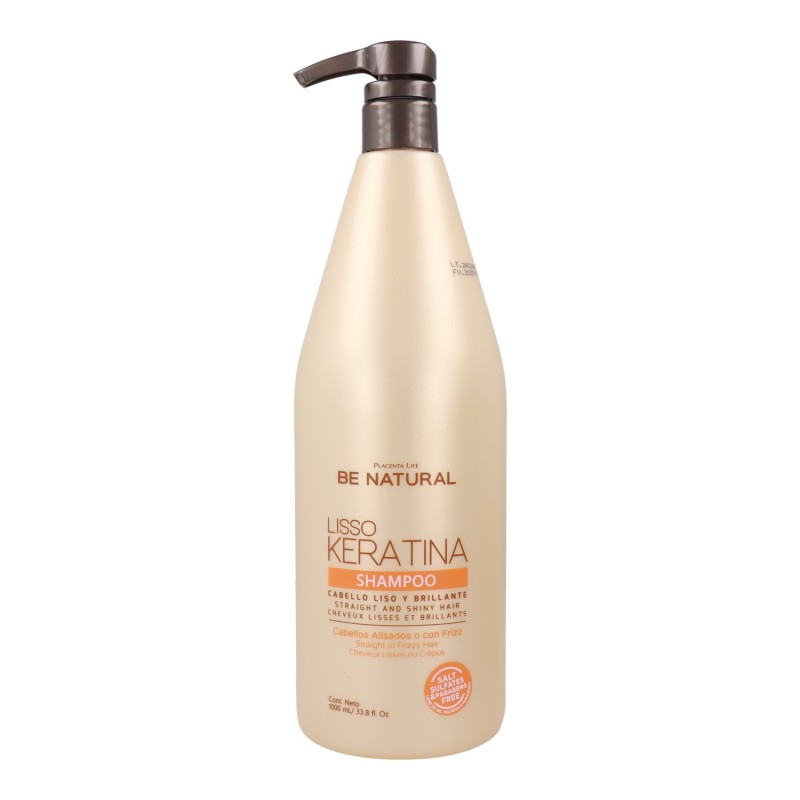 Placenta Life Be Nat Lisso Keratina Champu 1000 ml
