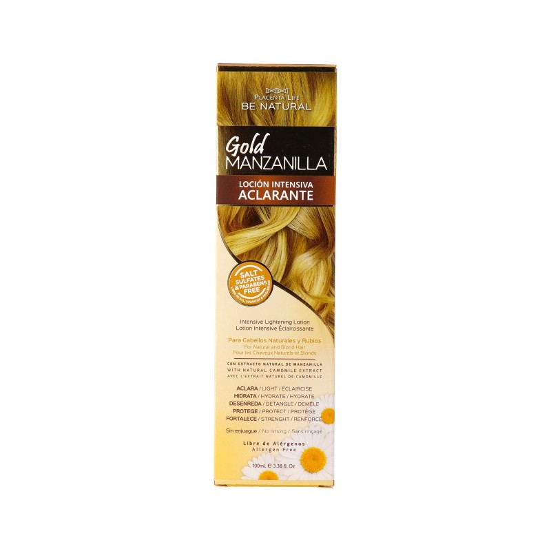 Placenta Life Be Nat Nutri Gold Manzanilla Loción Aclarante 100 ml